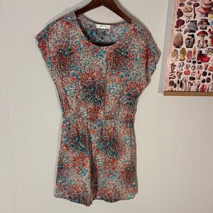 Xai Colorful Abstract Print Dress